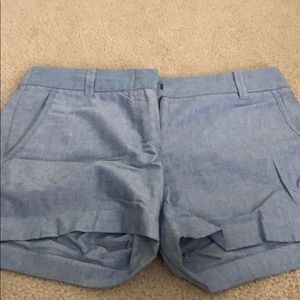 J Crew light blue shorts